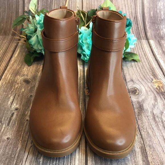 CHARTER CLUB Jenevaa Brown Booties 6.5M - Picture 2 of 14
